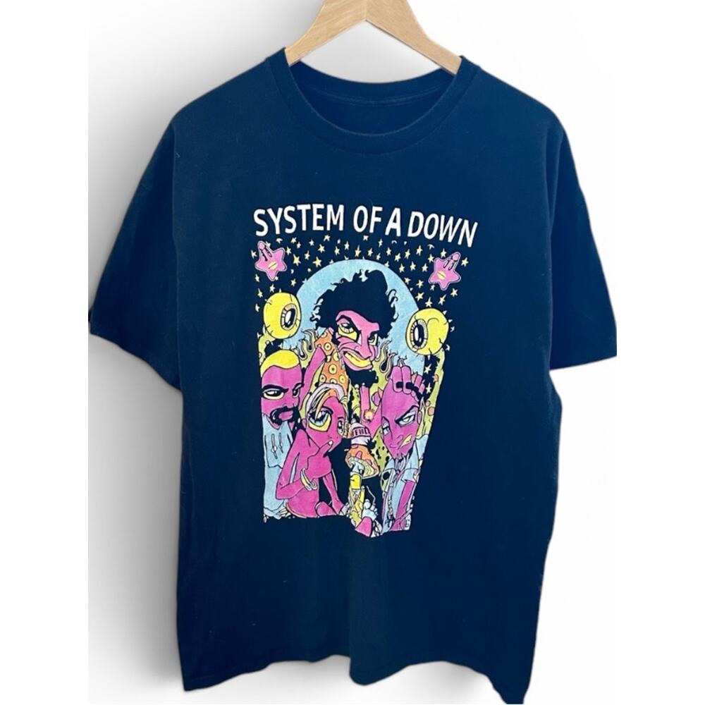 Vintage 1999 System of a Down Band Tee Mens size XL
